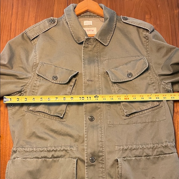 J. Crew Men's Olive Military Field Jacket - Picture 5 of 10